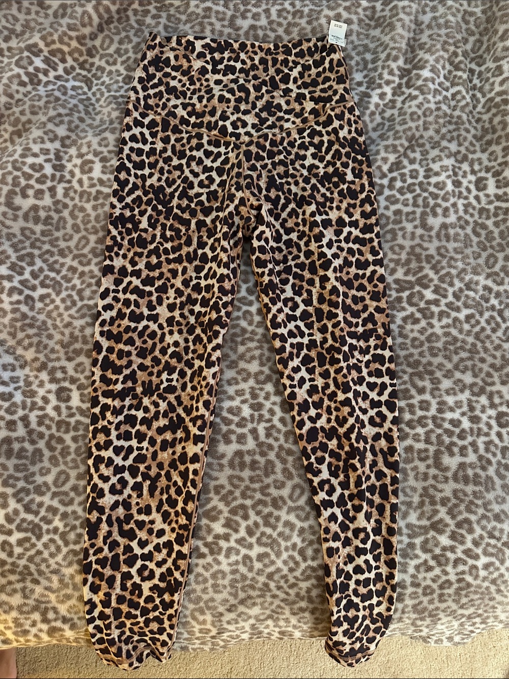 Leopard Print Kids Leggings - Brown Animal Print